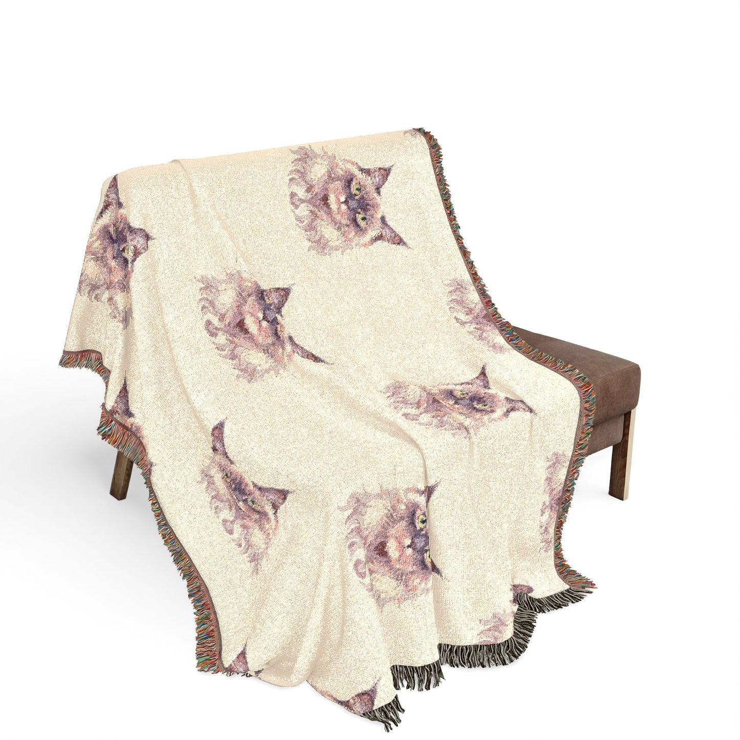 Custom Pet Portrait Blanket