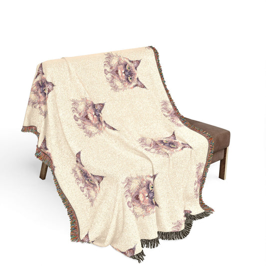 Custom Pet Portrait Blanket